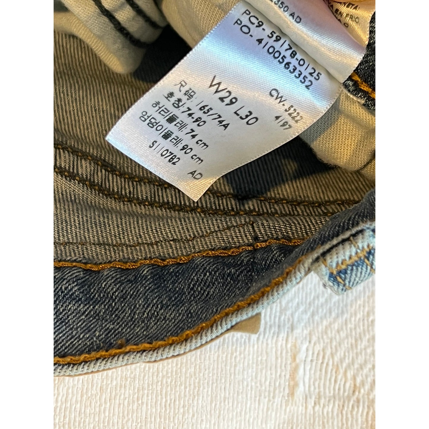 Levi's Signature Slim Fit Jeans Mens 29x30