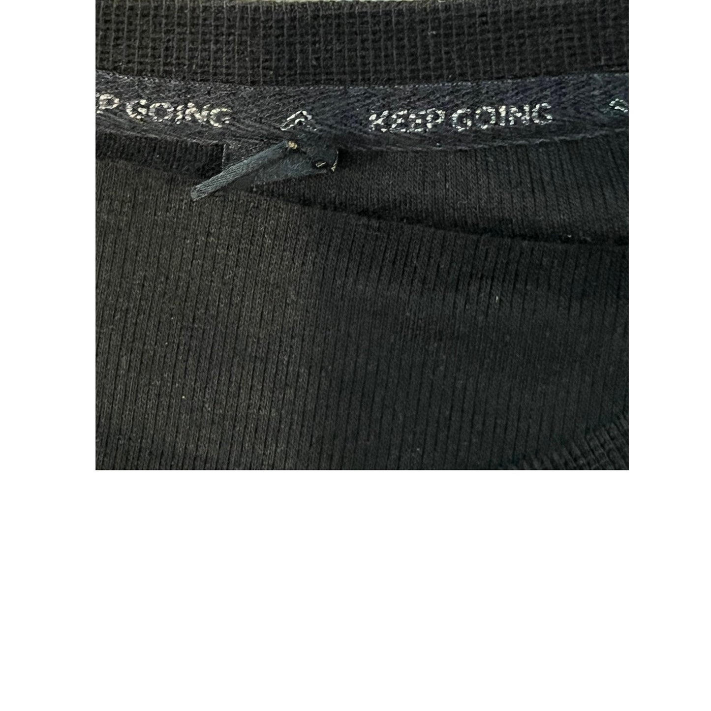 Keep Going Whale Breach Black T-Shirt Mens 3XL
