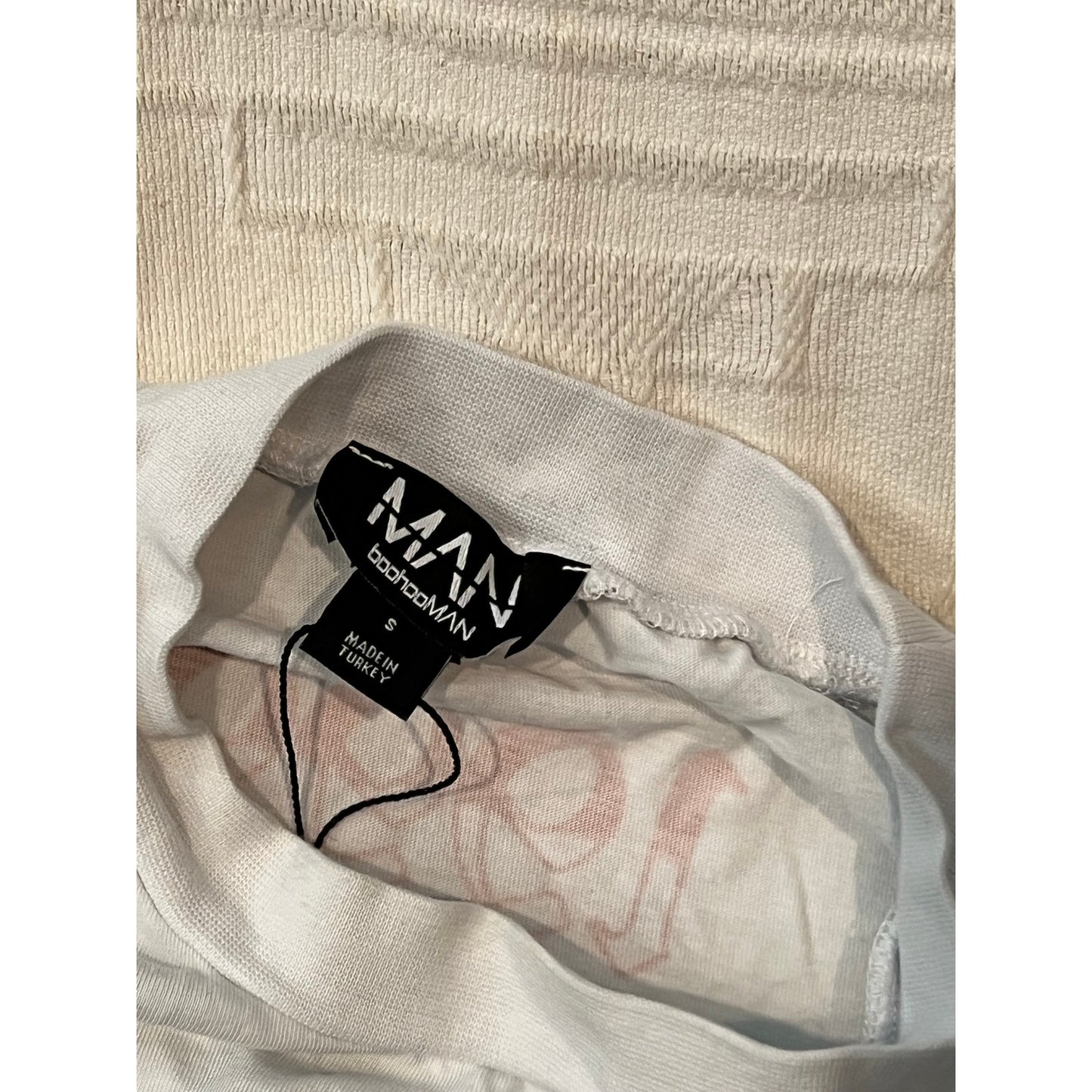 BooHooMan Worldwide White T-Shirt Mens S