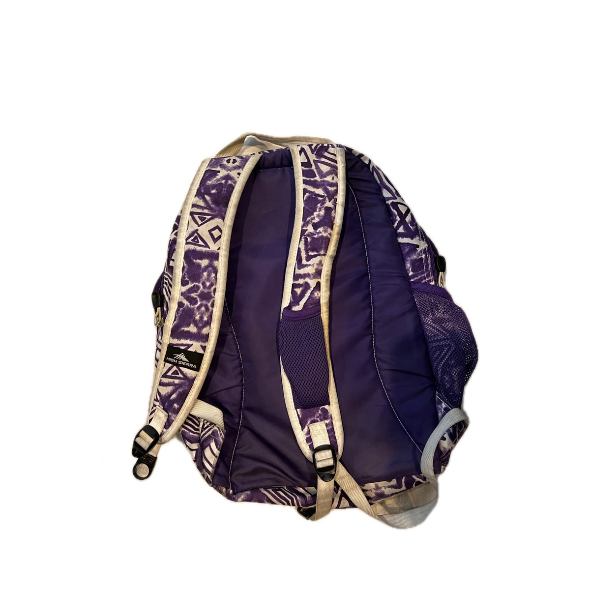 High Sierra Curve Purple Pattern Backpack