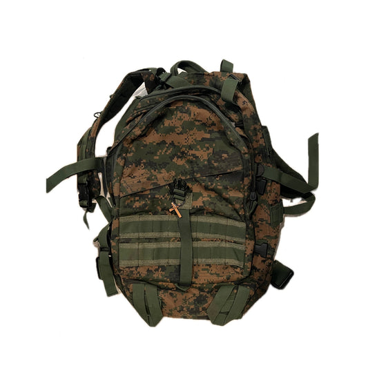 Mercury Green Brown Camo XL Tactical Backpack