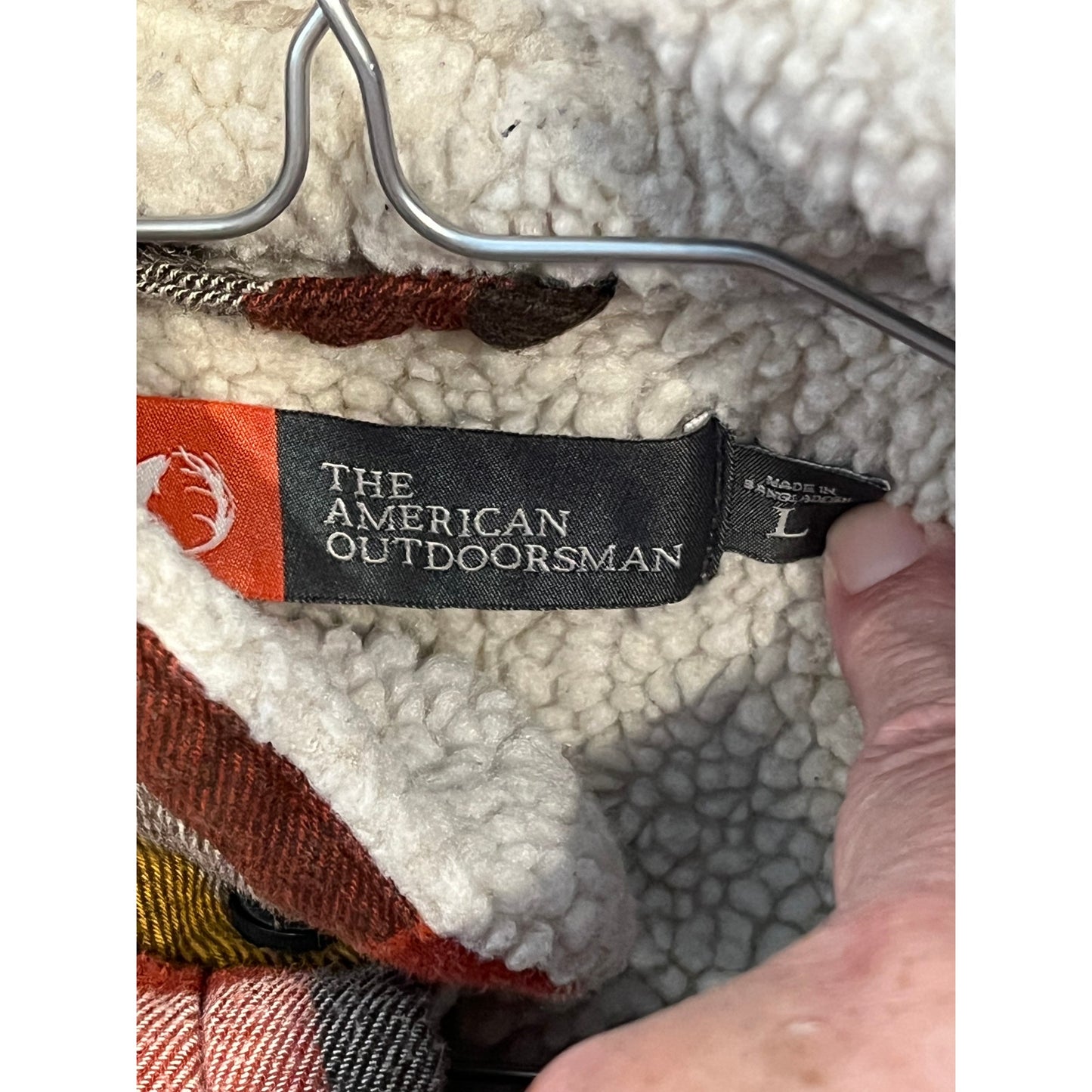 The American Outdoorsman Sherpa Flannel Shirt - Men's Large