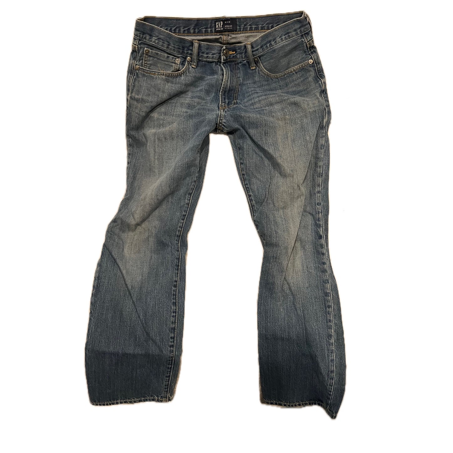 Gap Denim Blue Straight Cut Jeans Mens 32x30