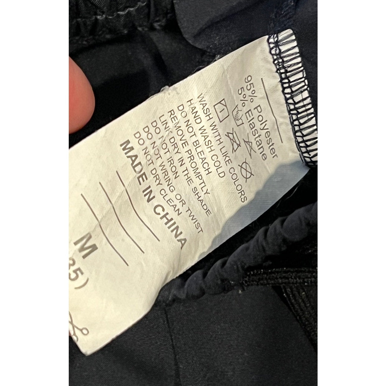 No Label Straight Ankle Polyester Track pants Mens Medium