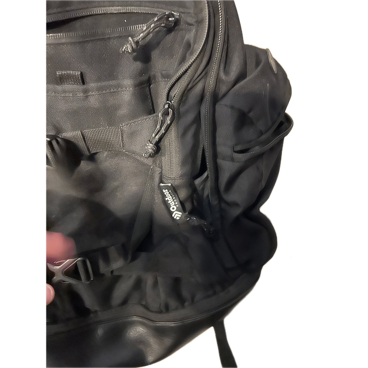 Mochila de senderismo Wayfarer Go Pack negra de Outdoor Products