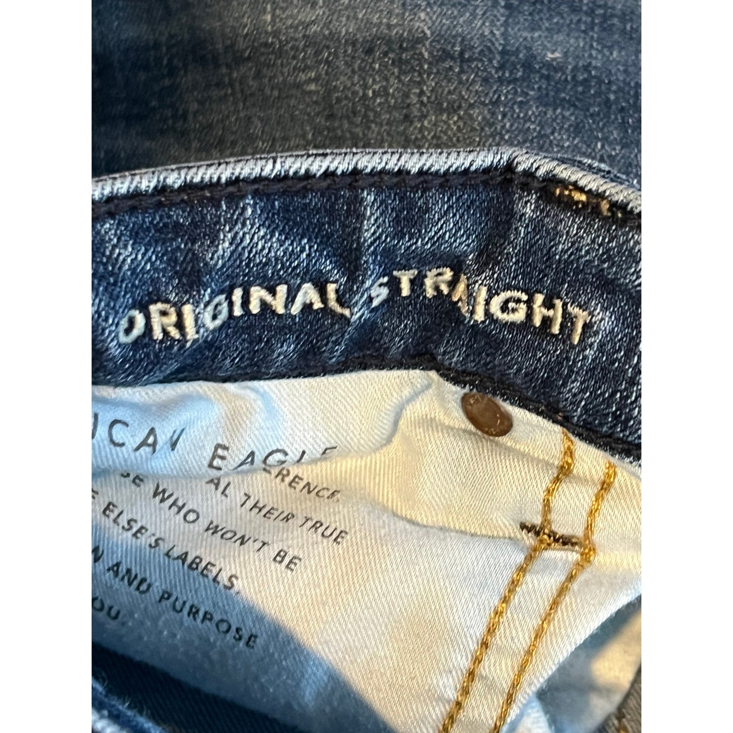 Jean droit original American Eagle 32x34