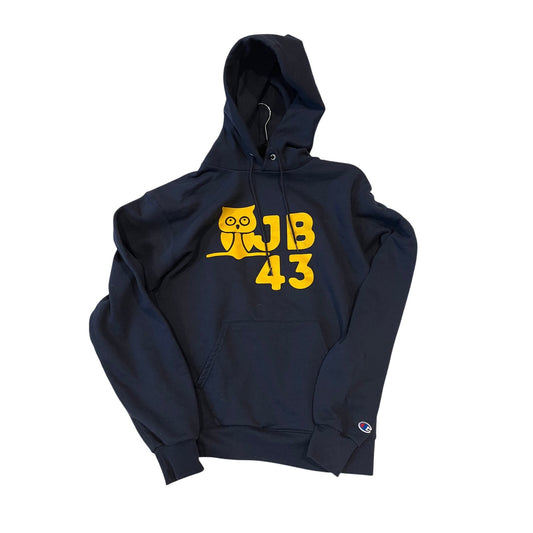 Champion Blue Pullover Hoodie Mens Med