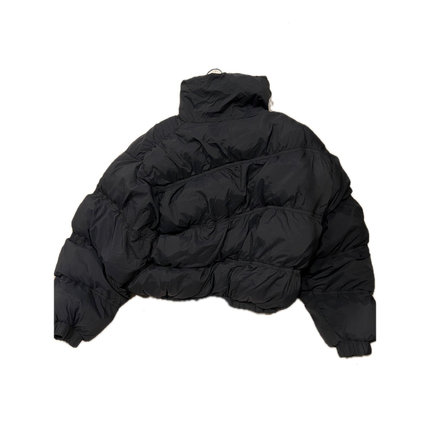 Wild Fable Cropped Puffer Black Jacket Womans XS