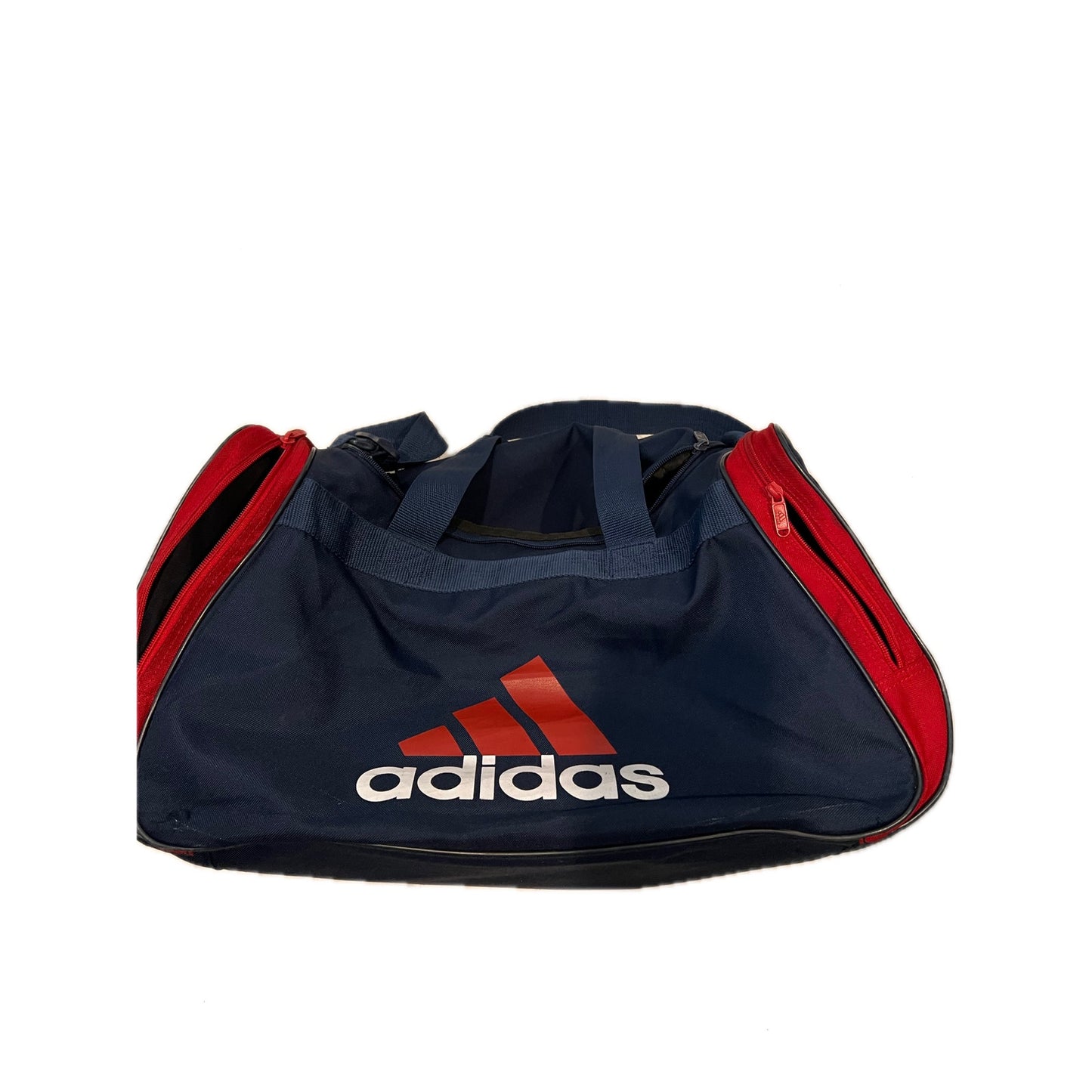 Adidas Defender Medium 20"x12"x10" Blue Red Duffel Bag