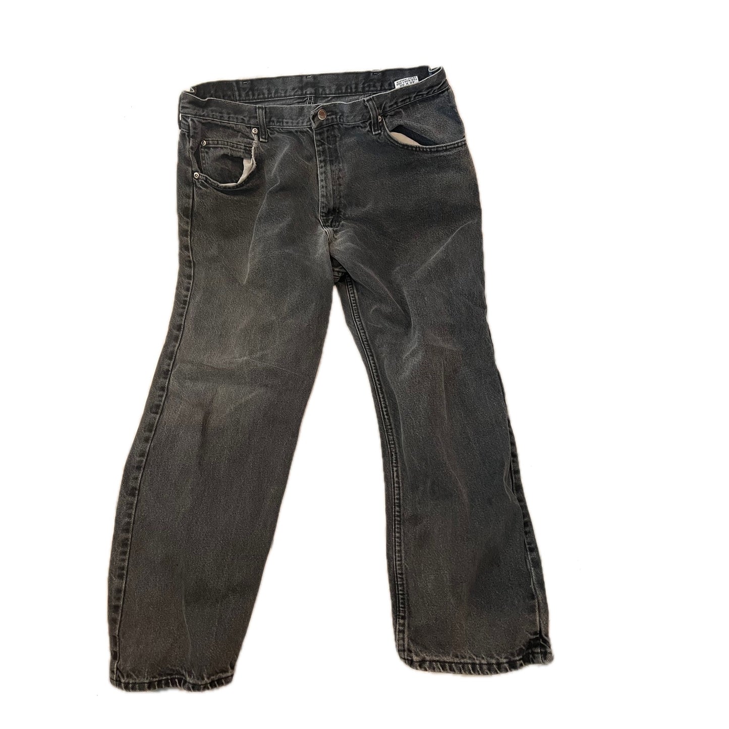 Wrangler Classic Straight Jean Noir Homme 40x30