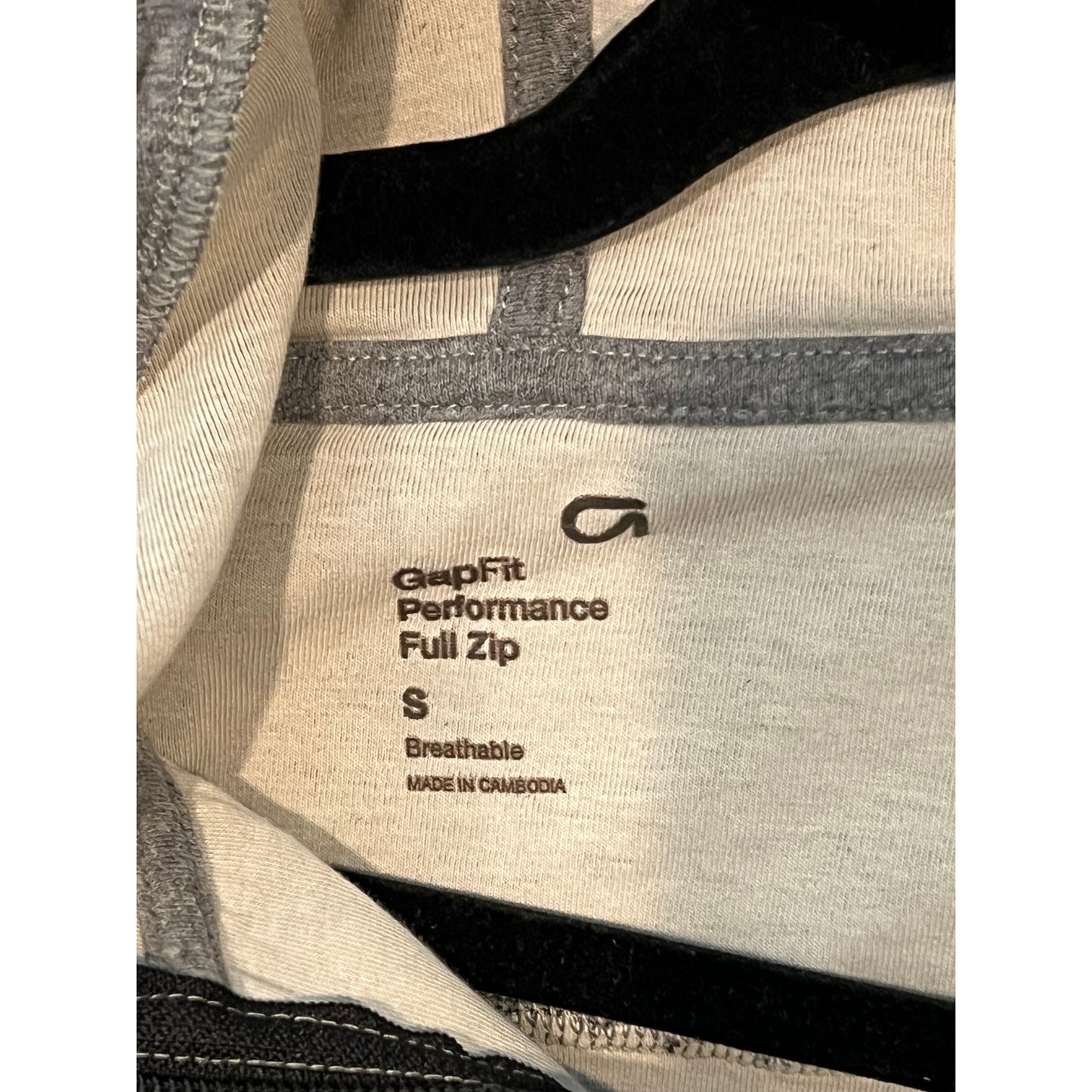 GapFit Performance Gray Full Zip Sweat Suit Flare (Small)
