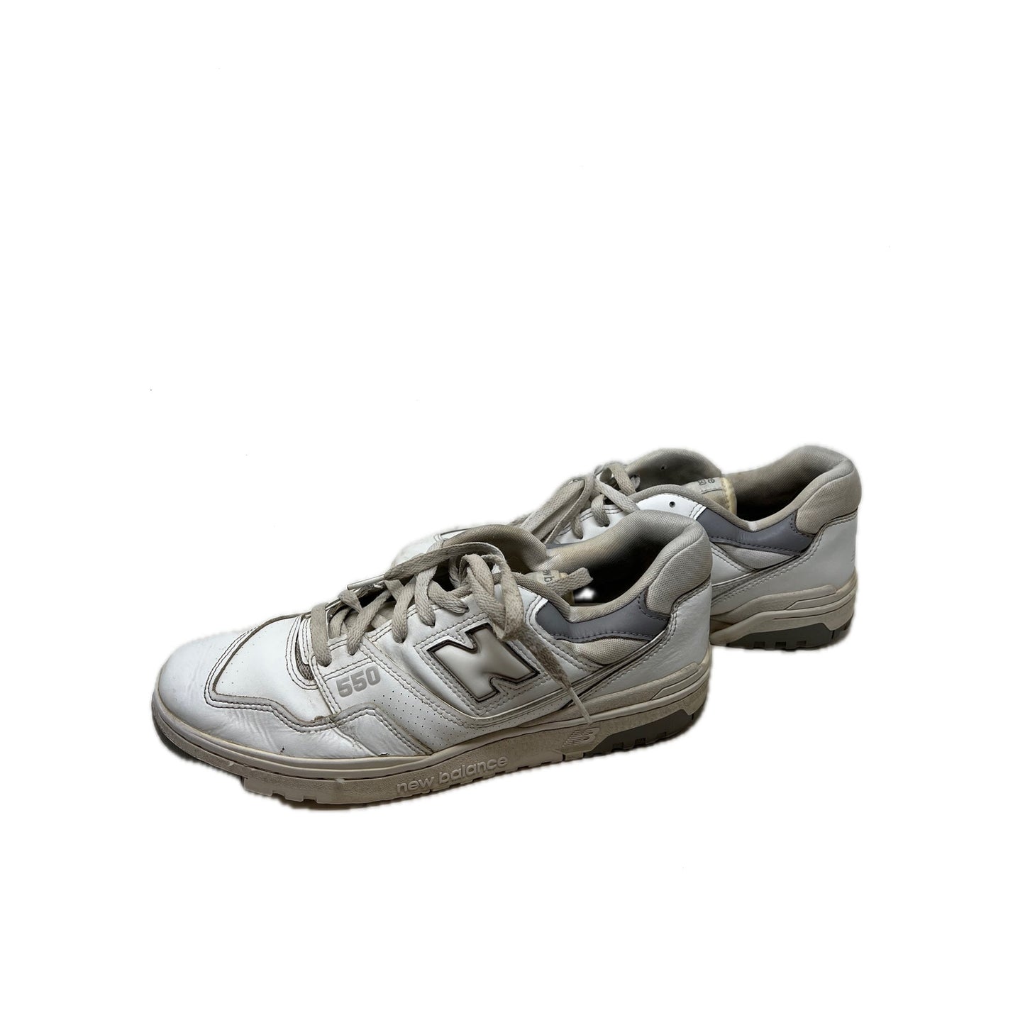 New Balance 550 White Shadow Grey Sneakers Mens 11.5