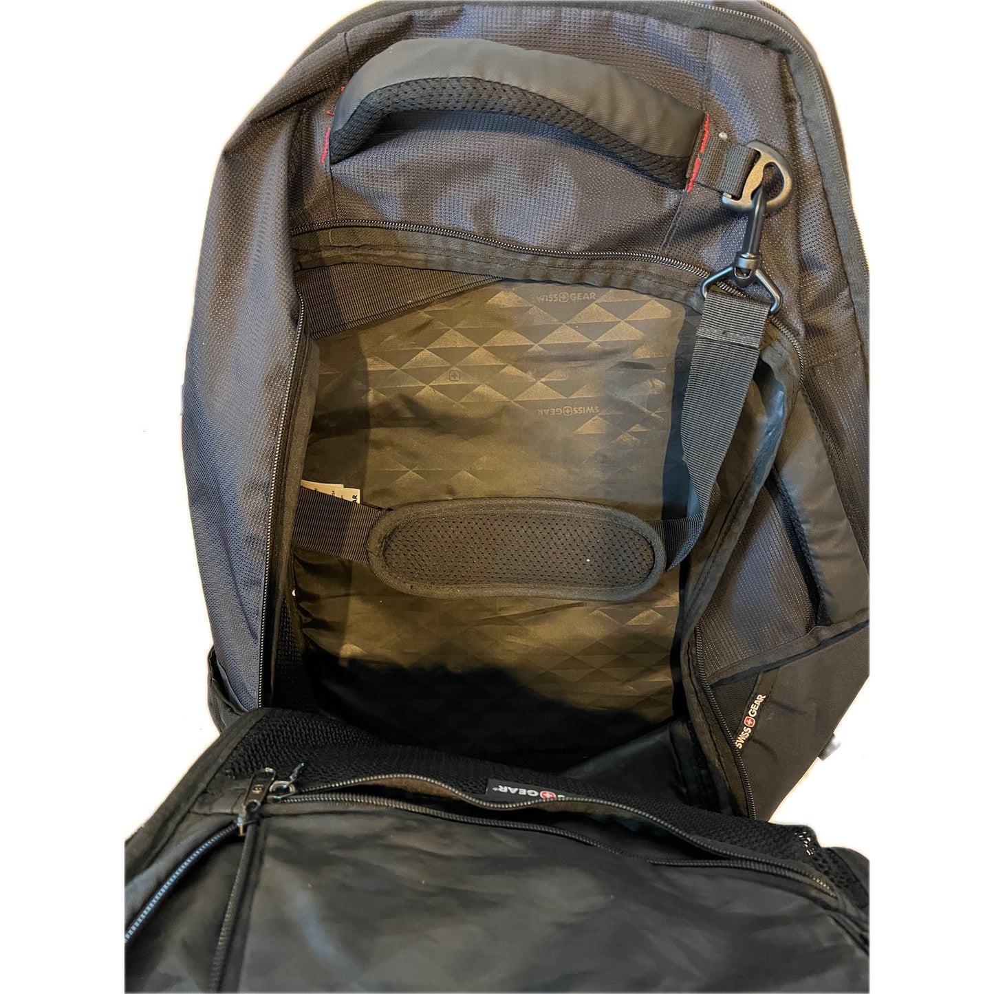 Swiss Gear 8183 16" Laptop Backpack Black Red