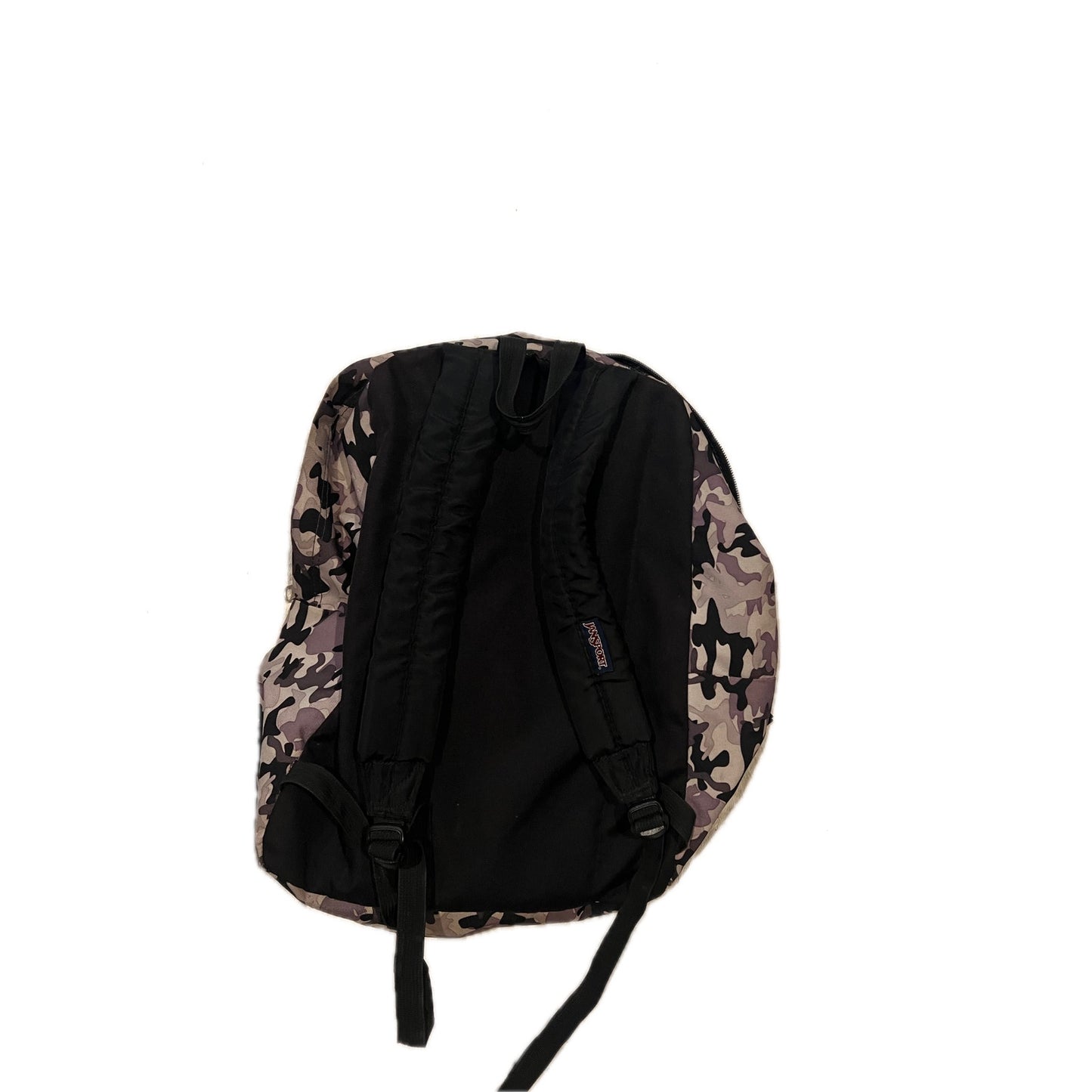 JanSport Superbreak One Gray Black Camo Daily Backpack