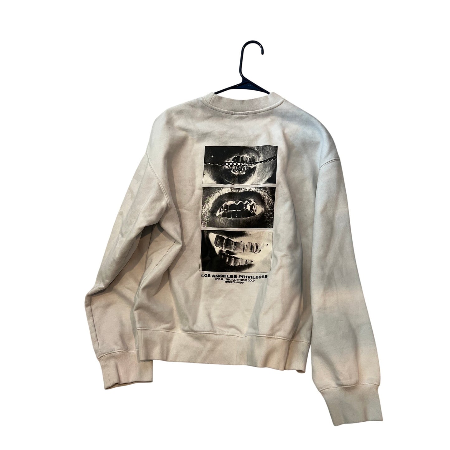 H&M Sweat-shirt col rond coupe ample Homme Taille M