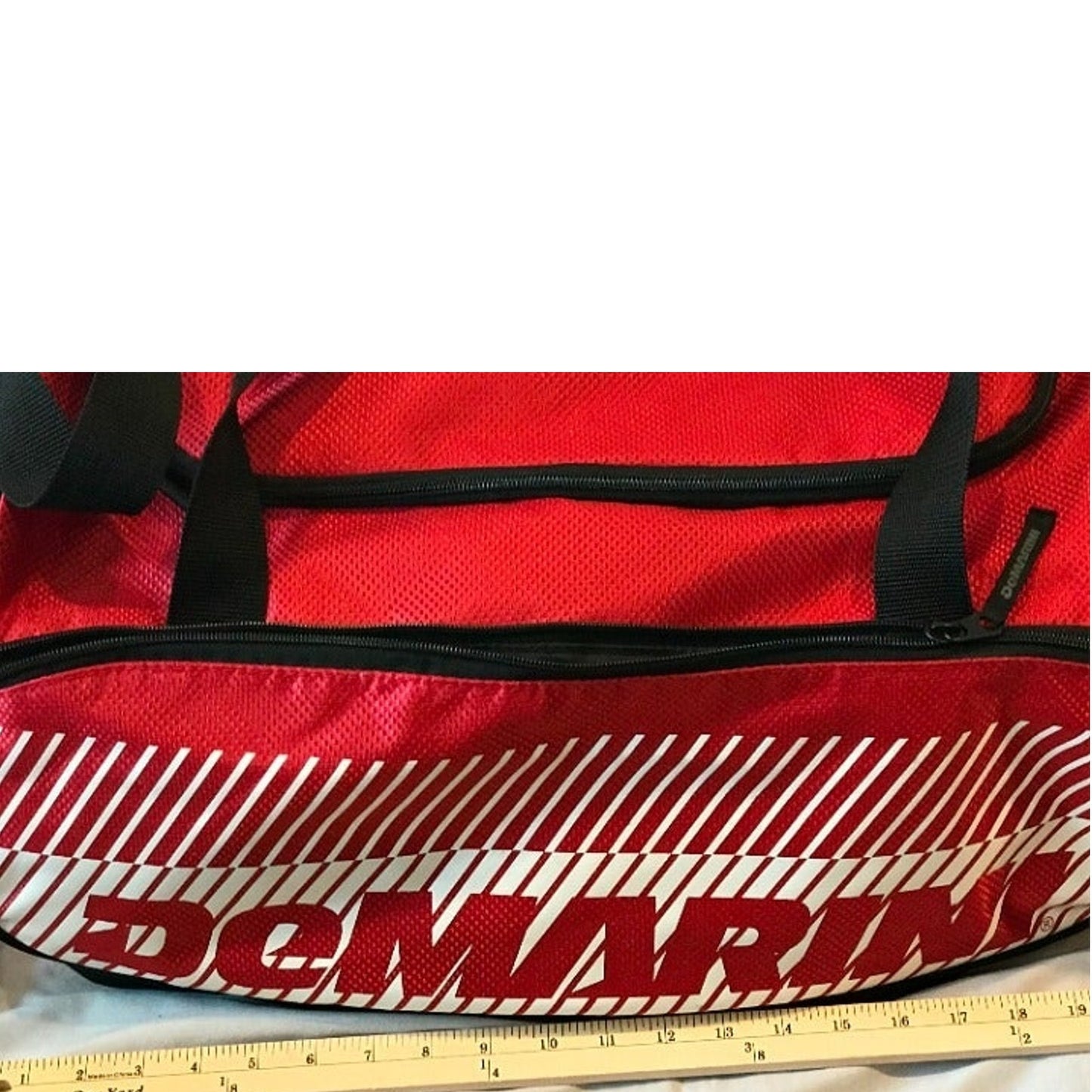 Bolsa de deporte DeMarini rojo/negro 36x18x10