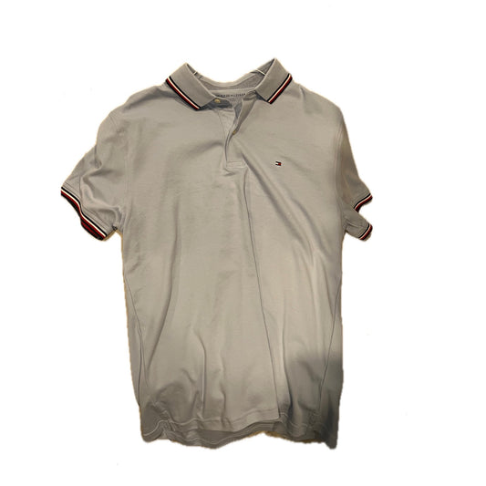 Tommy Hilfiger White Polo Shirt Mens Large