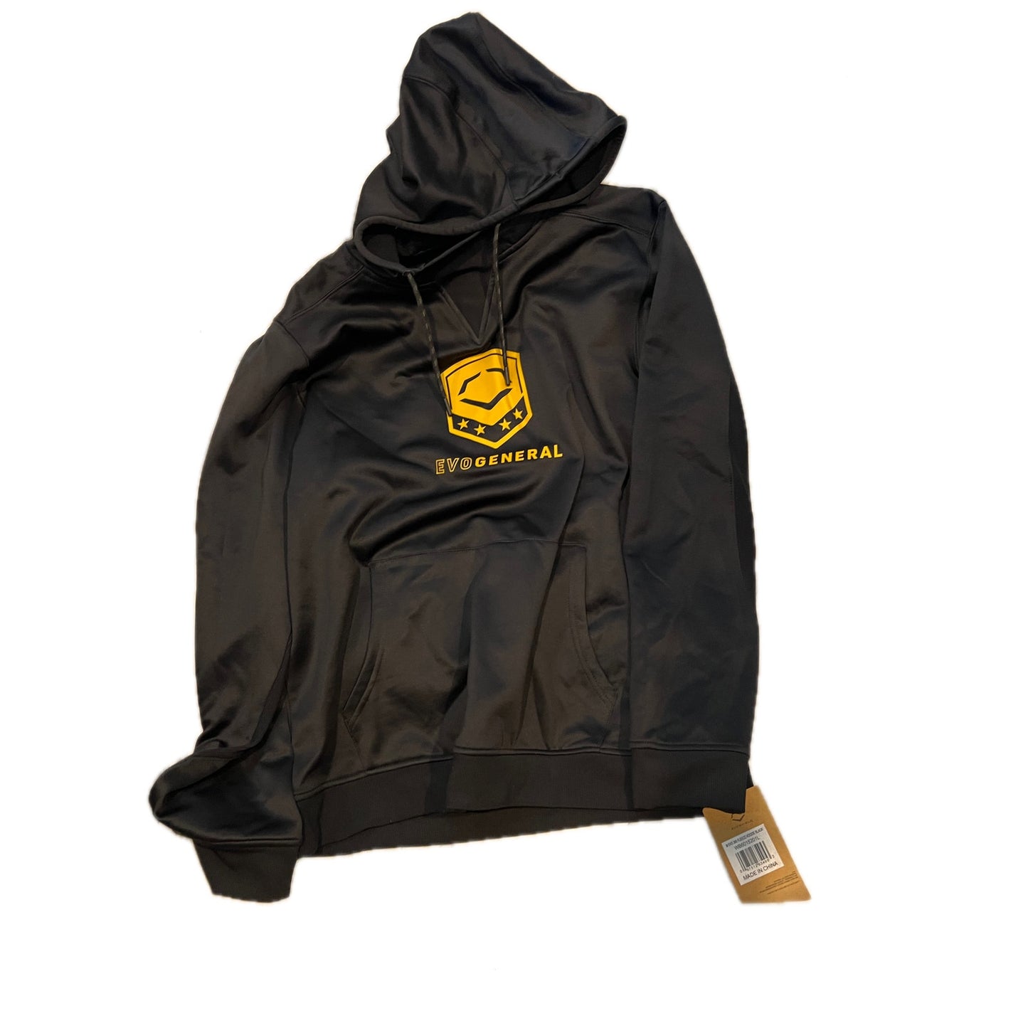 Haut à capuche Evoshield General noir pour homme, taille L