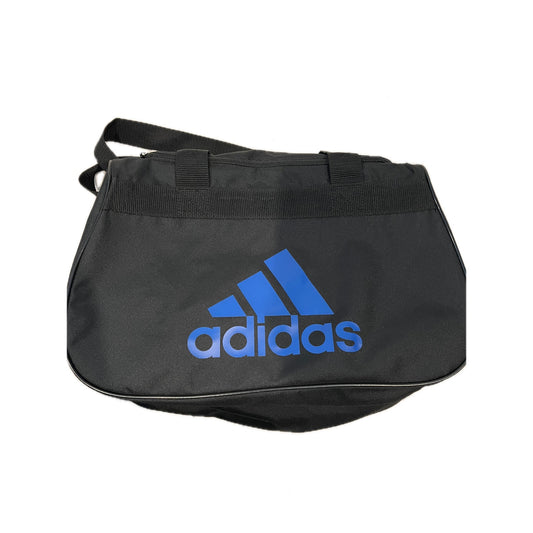 Adidas Defender Small 16"x10"x8" Blue Black Duffel Gym Bag