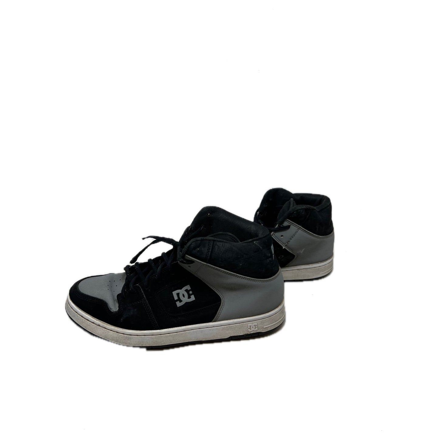 Zapatillas deportivas altas DC Shoes negras grises para hombre, talla 10.5