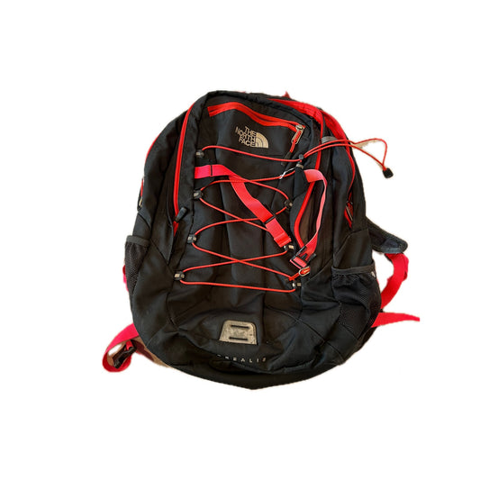 The North Face Borealis Salmon Black Backpack