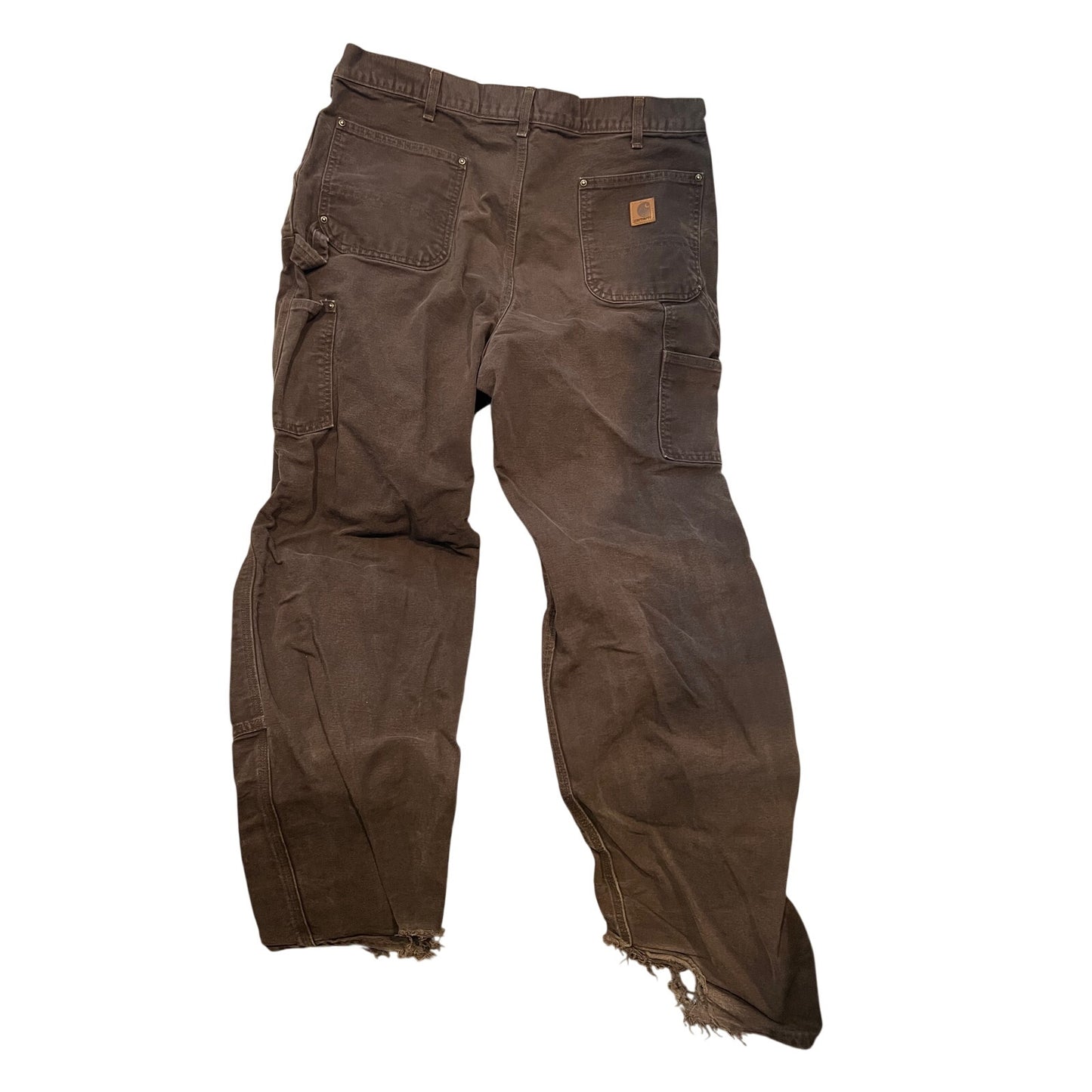 Pantalon de travail Carhartt beige coupe ample homme 38x36