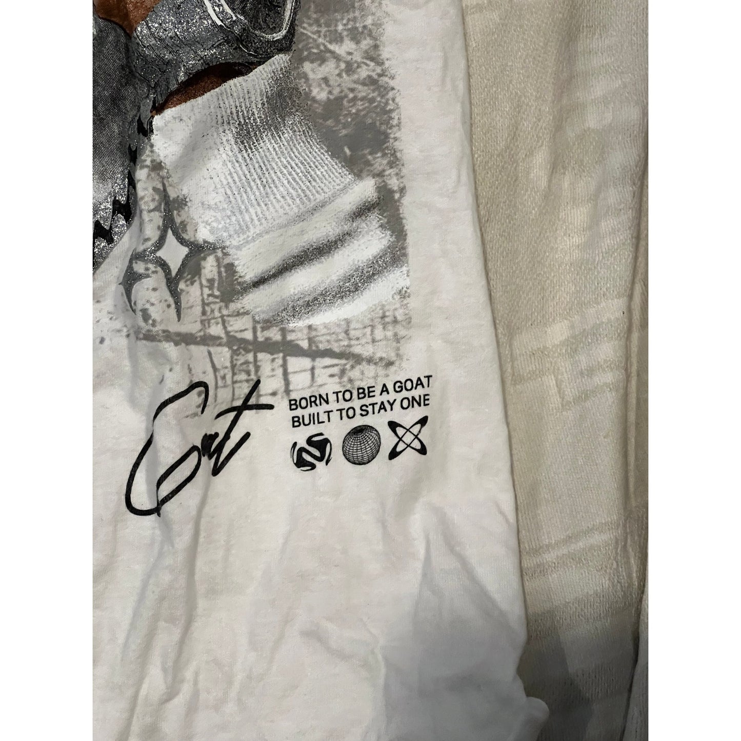 3Forty Masked Man Born to Be a Goat T-Shirt Mens Med