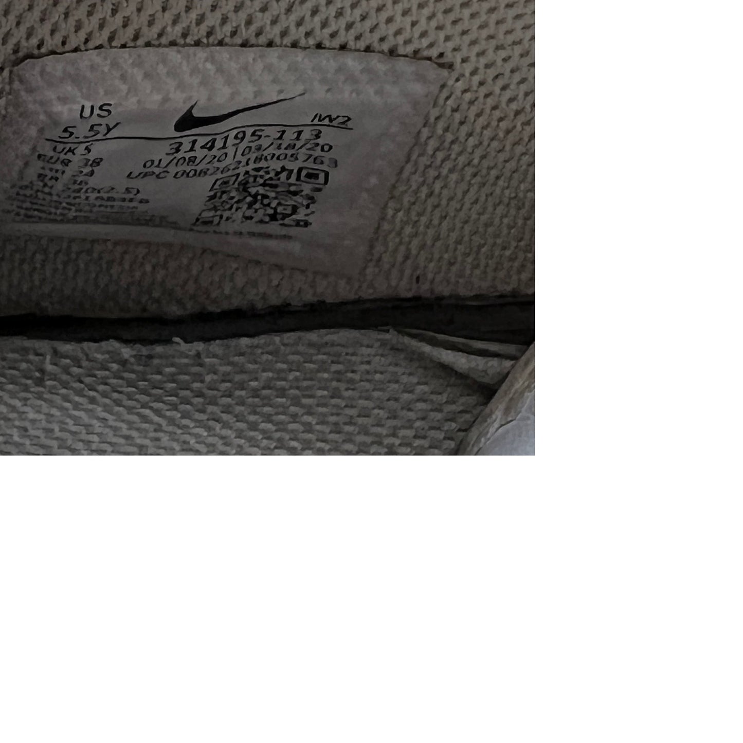 Nike Air Force 1 Mid Blanco (GS) Niños 5.5