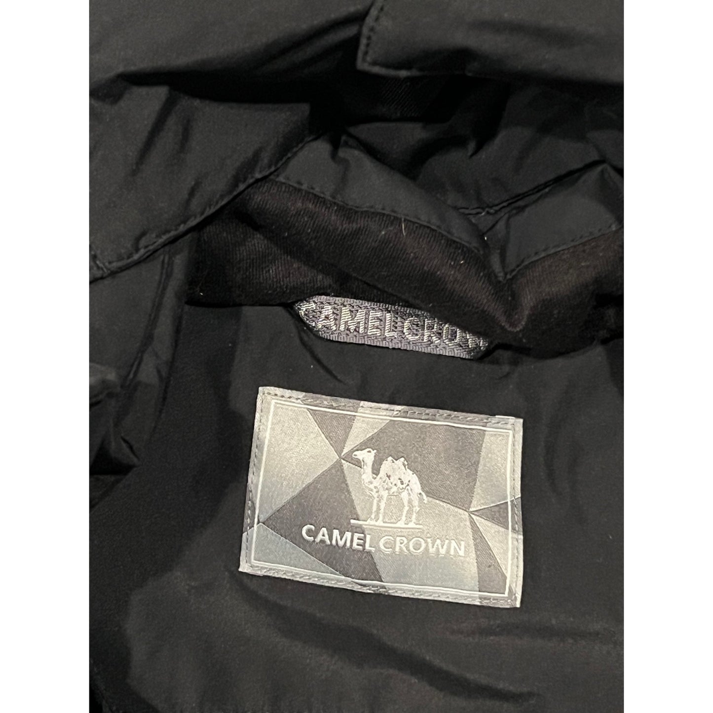 Camel Crown Insulated Hooded Ski Jacket Mens L