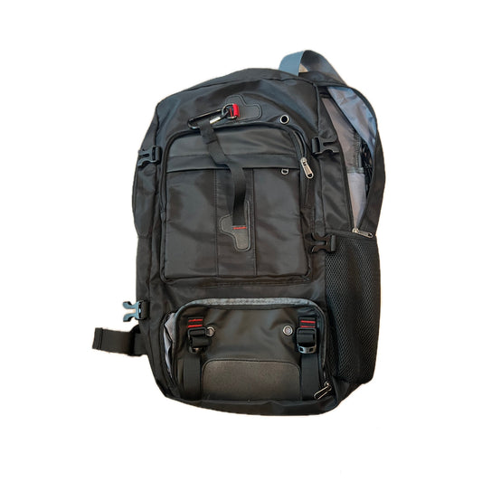 Target Red Black Padded Computer Travel Backpack 40L