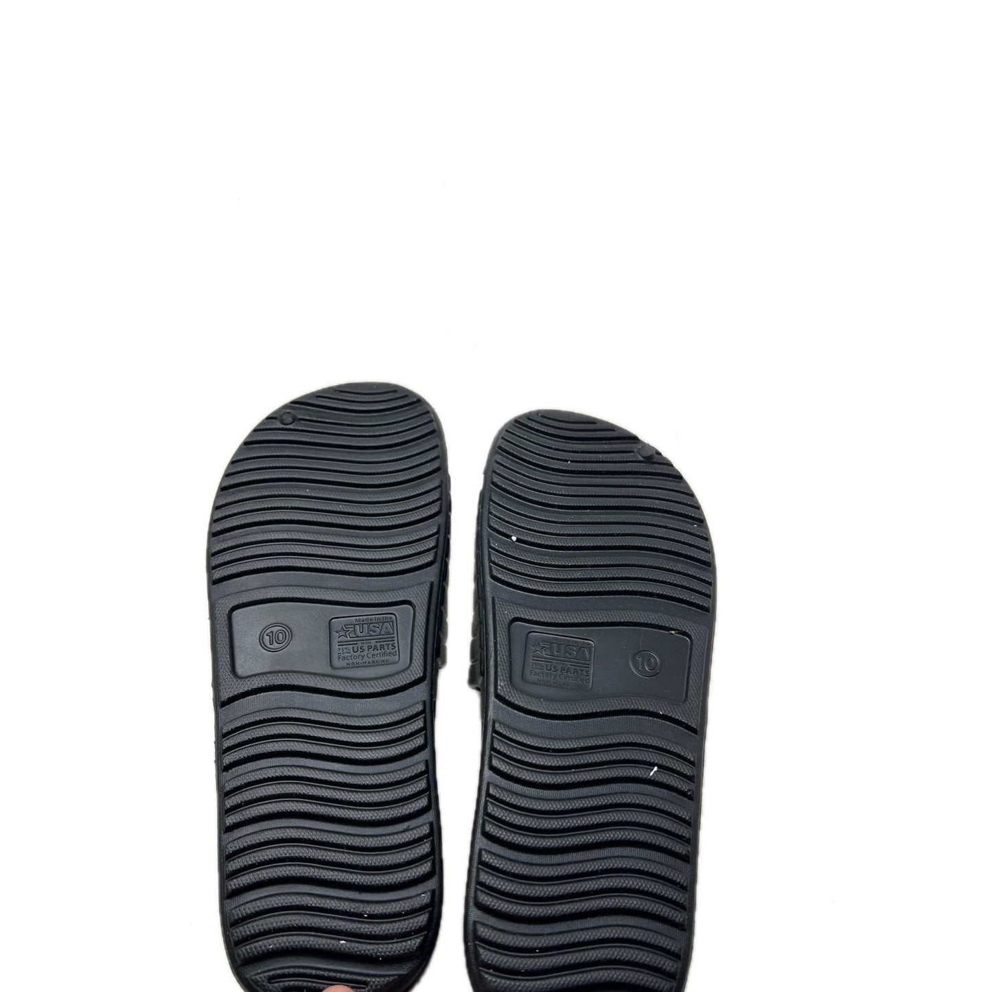 Made In USA Target Blue Sandals Slides Mens 10