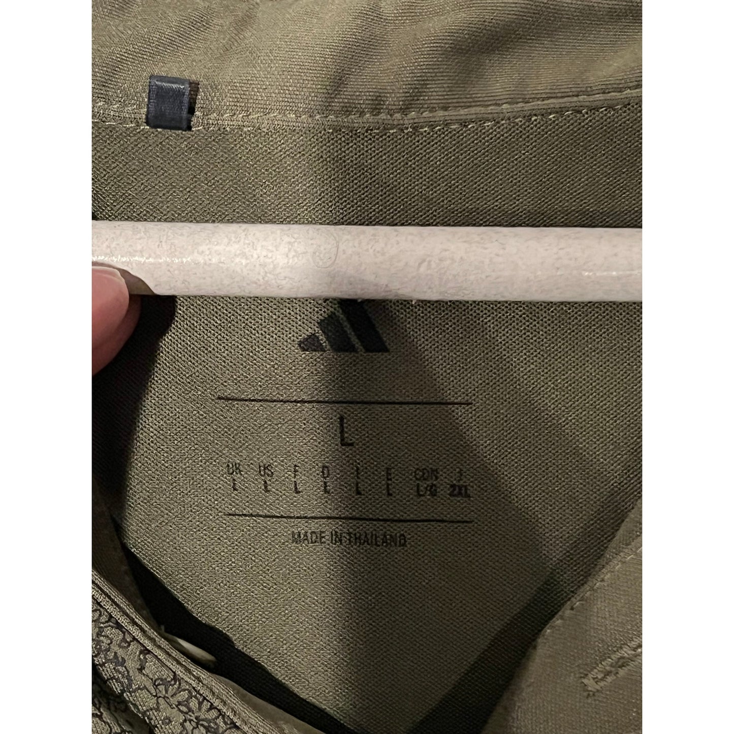 Adidas Verde Oliva Expulsor de Sudor Talla Grande para Hombre