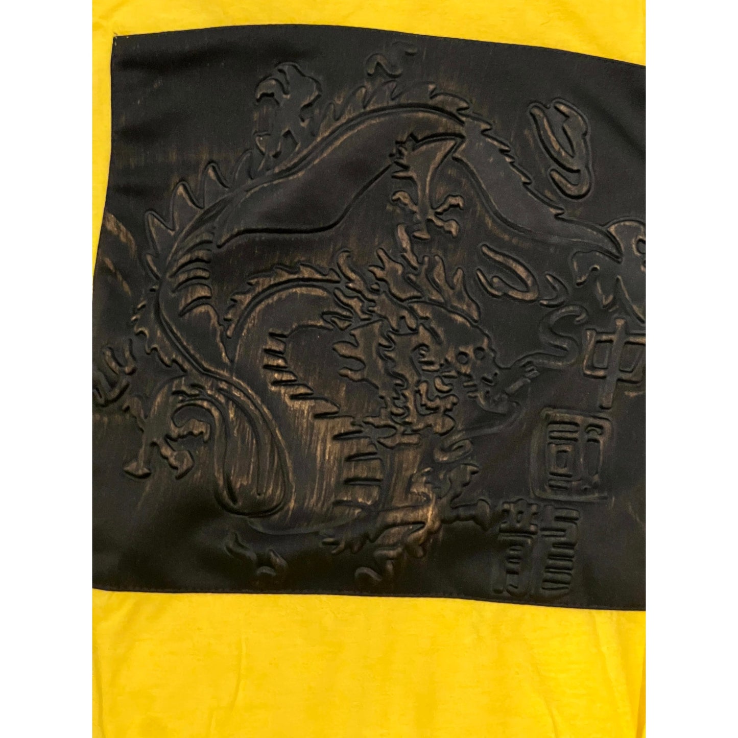 Gordo Cromato CR-24 Embossed Yellow T-Shirt Mens XXL
