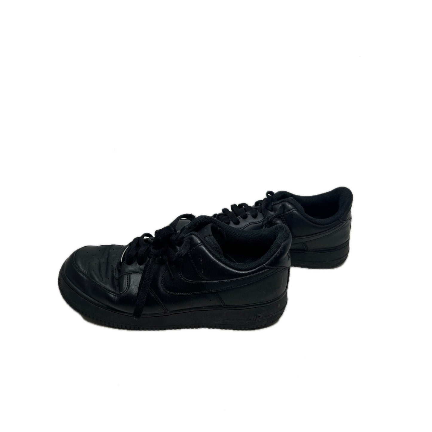 Nike Air Force 1 Low Top Black Sneakers Mens 10