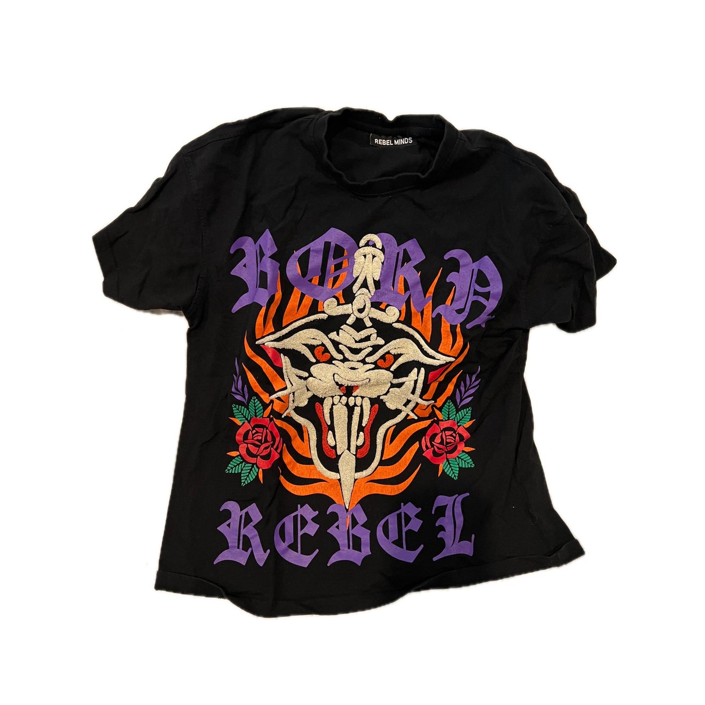 Rebel Minds Camiseta Rebel Streetwear Hombre Mediana