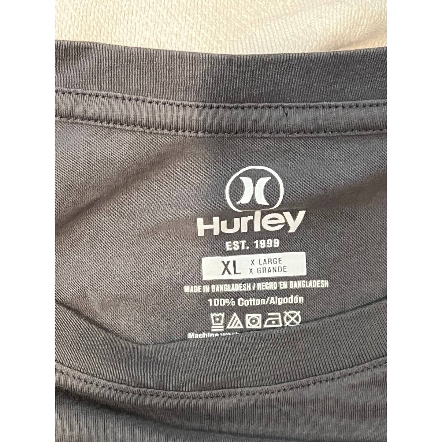 Hurley Gray Khaki Skate Shirt Mens XL