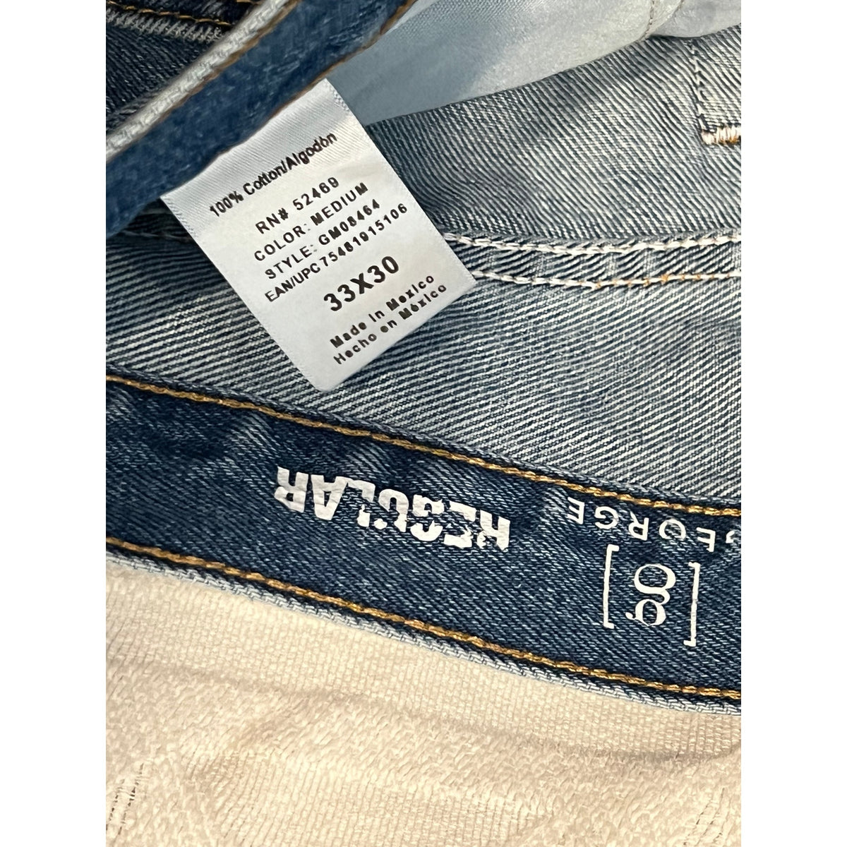 George Regular Blue Jeans Mens 33x30
