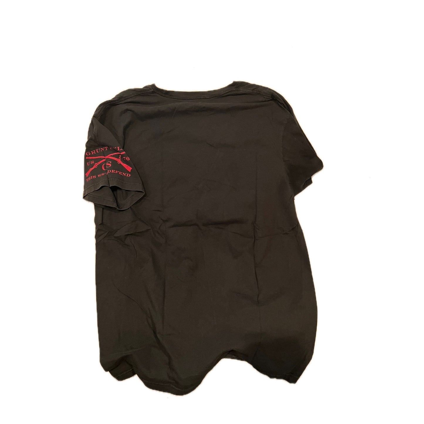 Grunt Style American Flag Black T-Shirt Mens 3XL