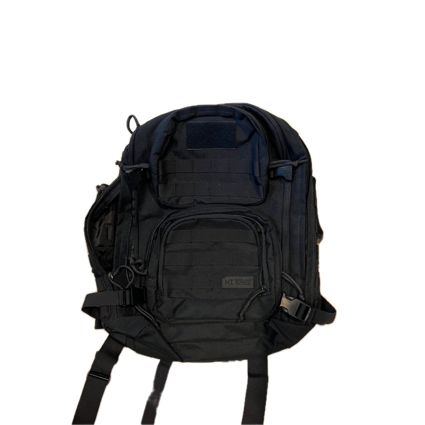 Highland Outdoor Tactical Black Canvas Backpack XL