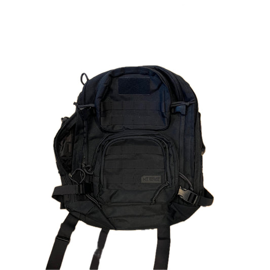 Highland Outdoor Tactical Black Canvas Backpack XL