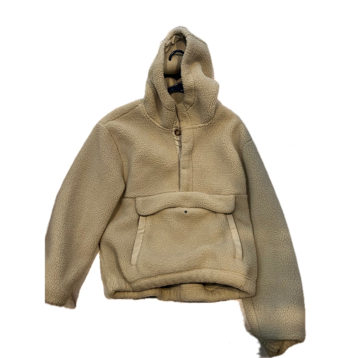 Banana Republic Sweat-shirt à capuche doublé Sherpa pour homme, taille S