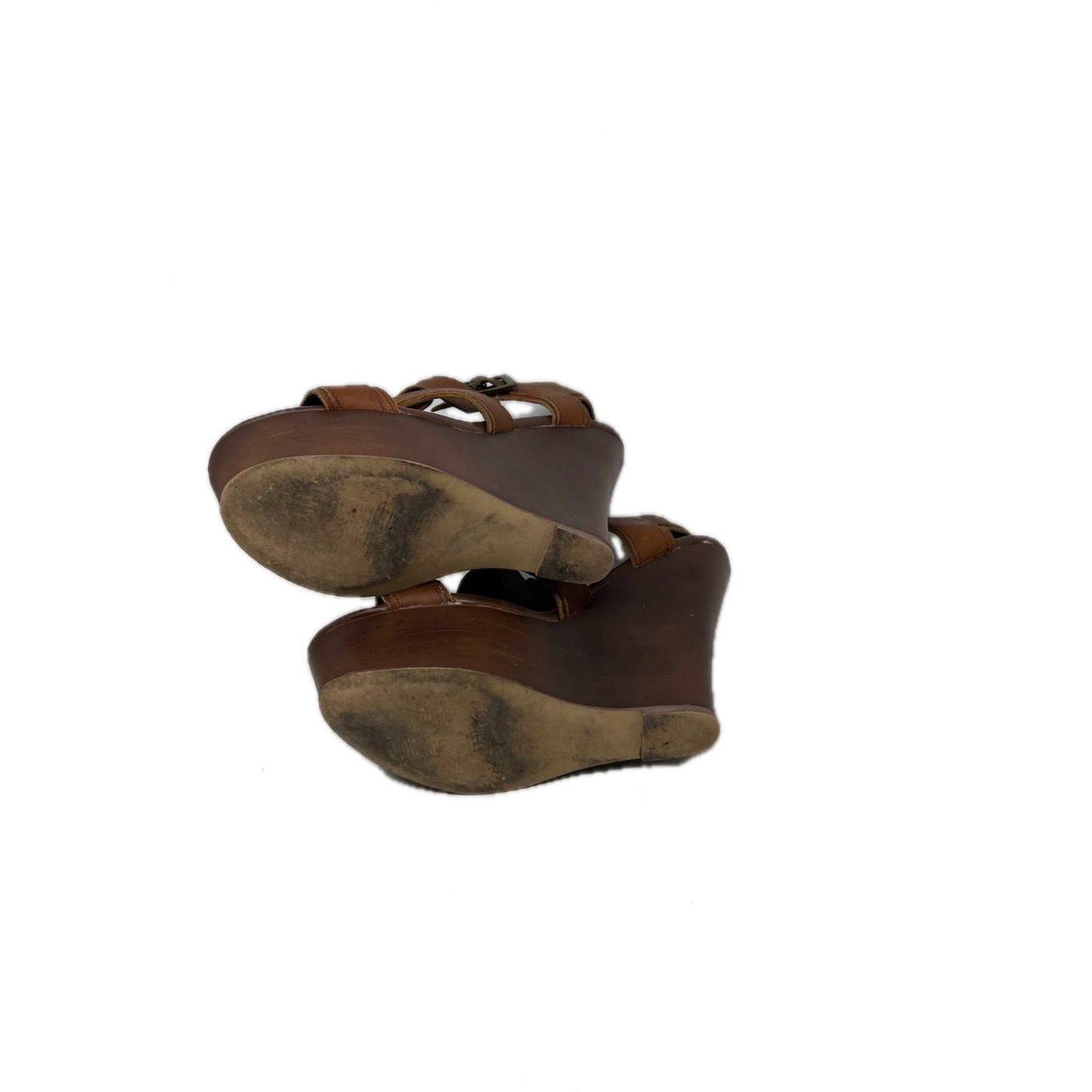 Steve Madden sandalias de cuña con plataforma Wanting marrones para mujer talla 8