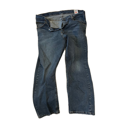 Wrangler Straight Leg Jeans Mens 38x30