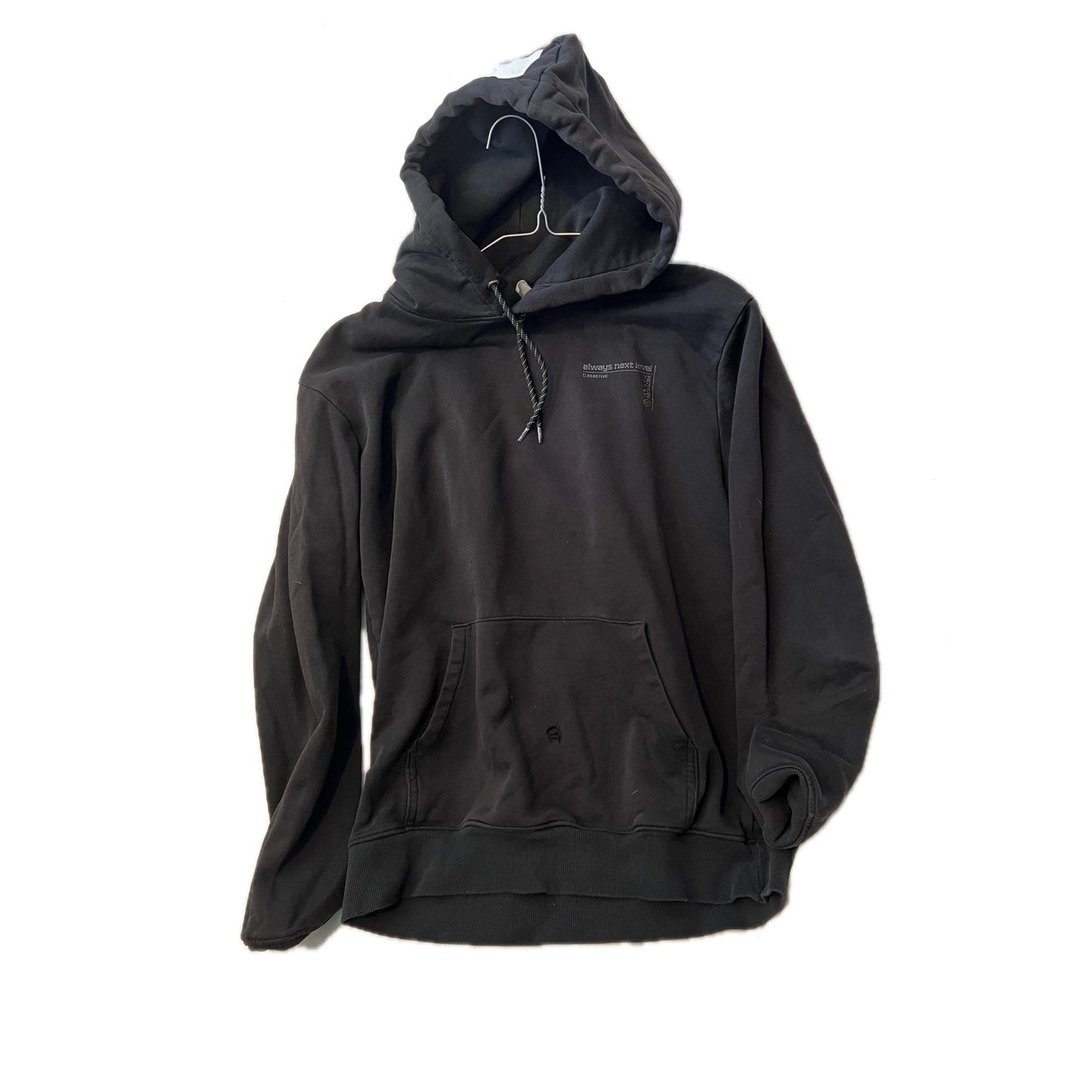 Divided H&M Toujours le sweat à capuche noir de niveau supérieur pour homme, taille M