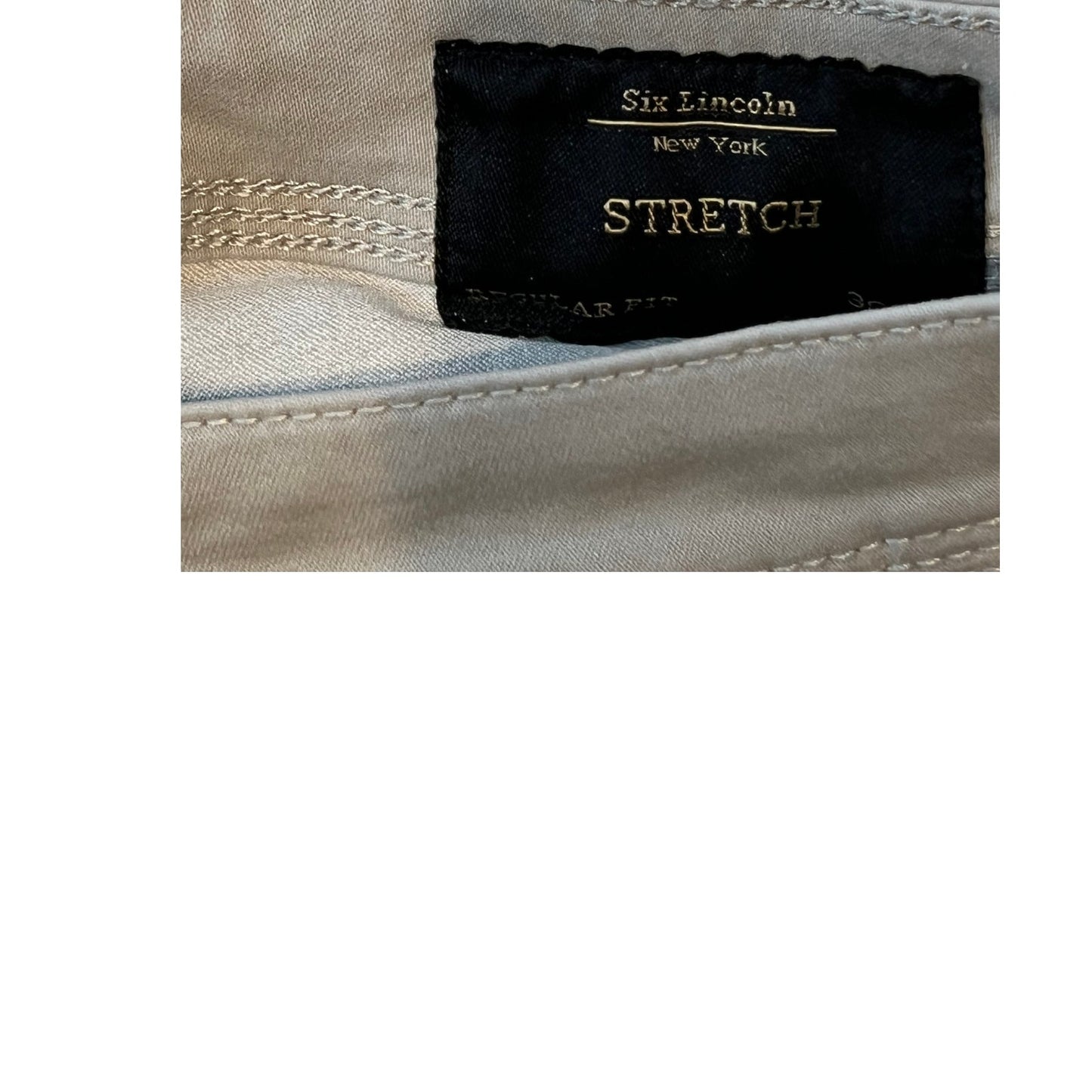 Six jeans Lincoln New York gris coupe droite 30x33