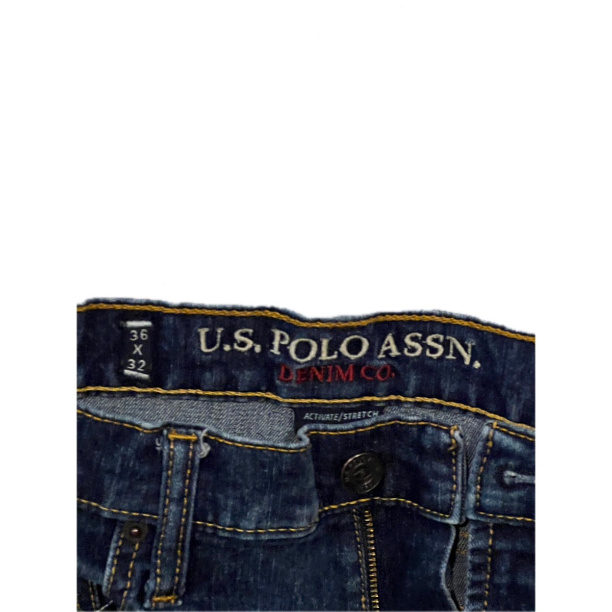 U.S. Polo Association Activate Blue Jeans 36x32