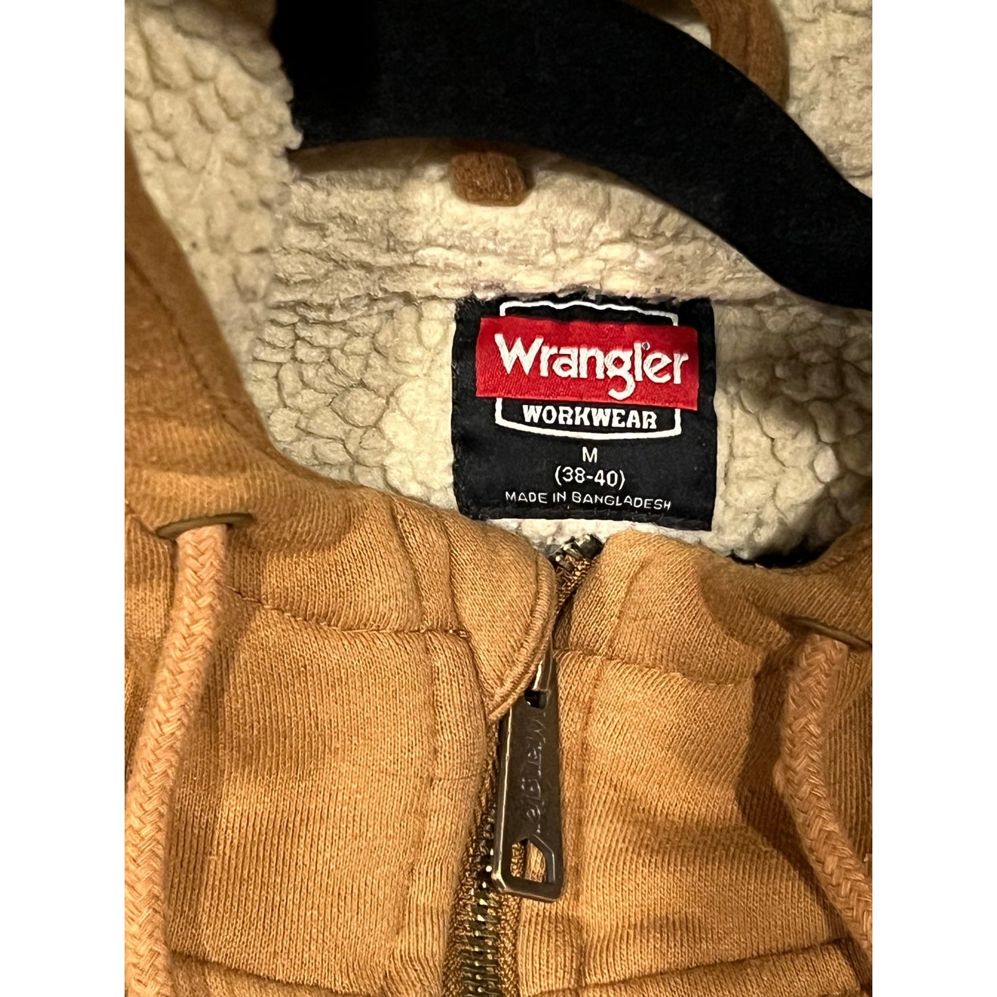 Wrangler Insulated Zip Up Hoodie Mens M