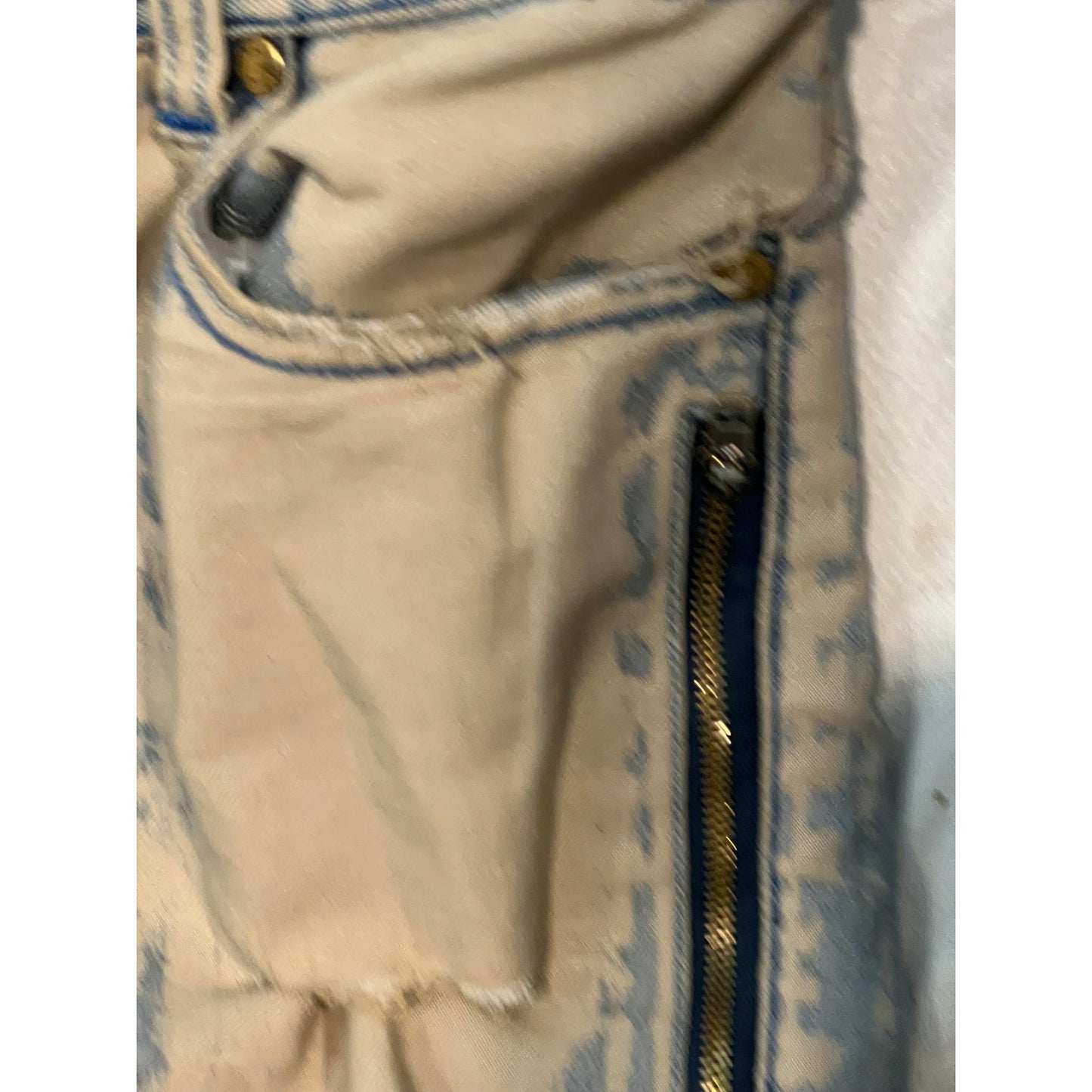 Levi's 511 Blue Jeans Slim Fit Mens 30x30 Unique Distress