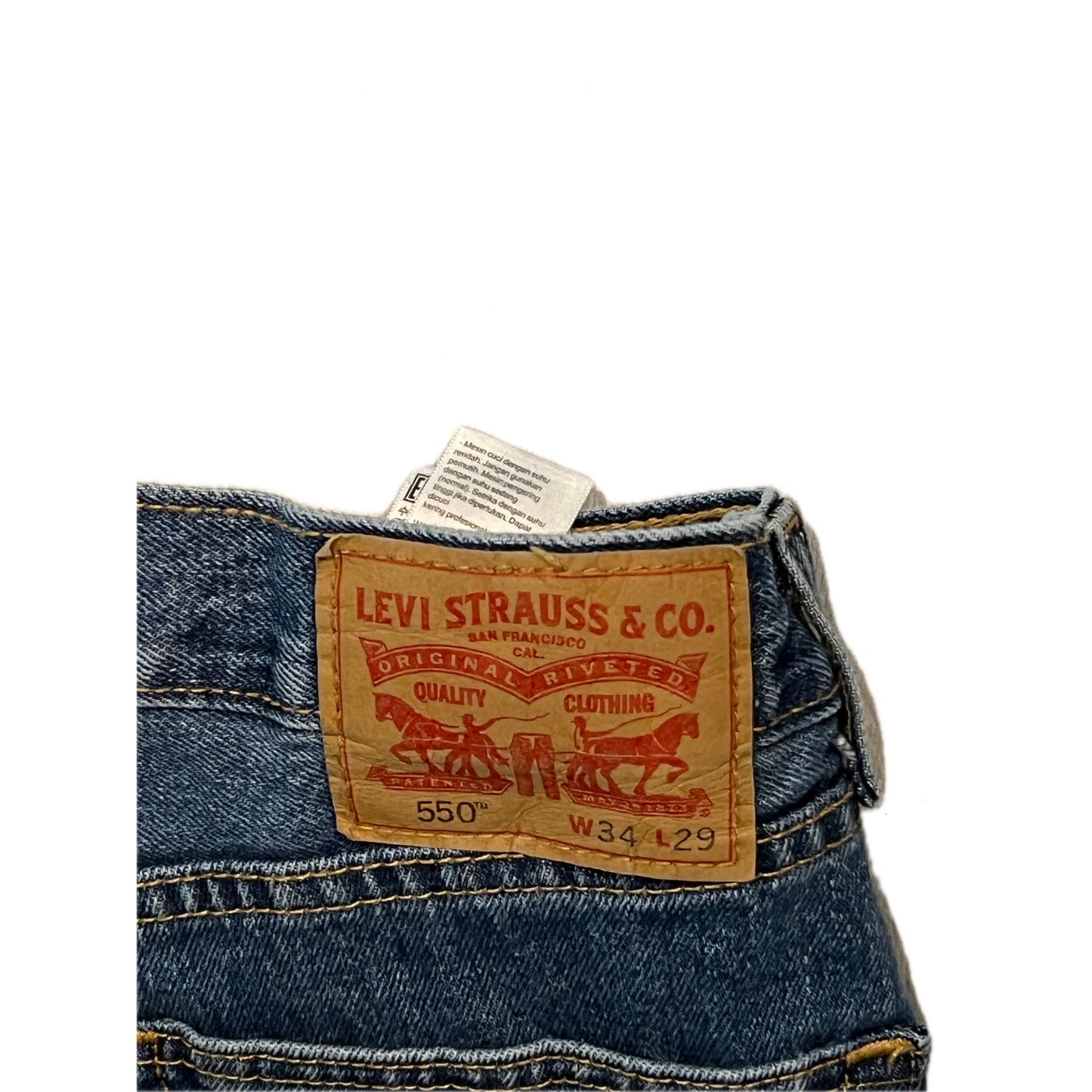 Levi's 550 Relaxed Fit Tapered Leg Jeans 34x29