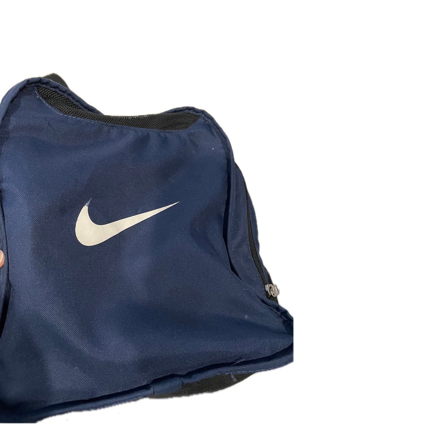 Nike Brasilia 9.5 Blue Black Medium 60L Duffel Gym Bag